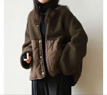 새상품급 NOAHL 보아 퀼팅 코트