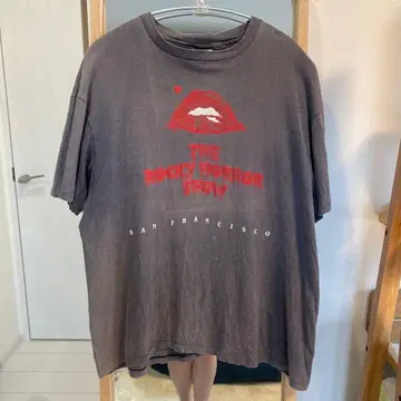 THE ROCKY HORROR SHOW 티셔츠 빈티지 페이드