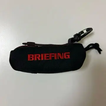 [ 거의 미사용 ] BRIEFING 3개입 볼 파우치 블랙 볼 케이스