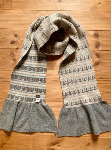 영국제 [ SHIPS ] x hikaru noguchi 페어아일 머플러