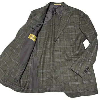 새상품급 폴 스튜어트 캐시미어 실크 금 택 테일러드 자켓 XL