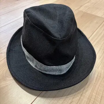 Flava 블랙 페도라 햇 모자 남성용 62cm 스타일리시