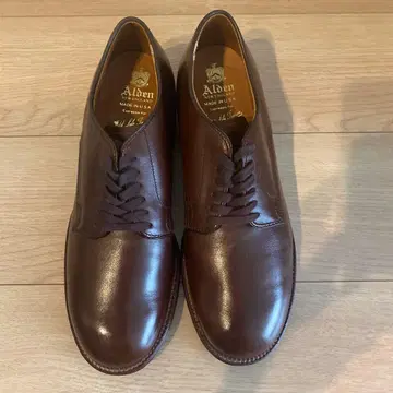 Alden 알든 53713 브라운 가죽 신발