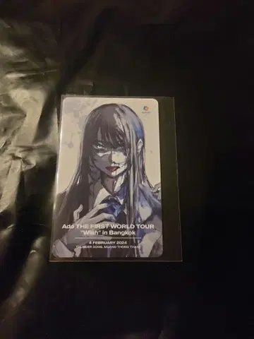 Ado 월드 투어 Wish 방콕 한정판 트레이딩 카드