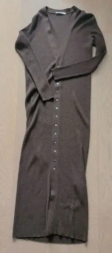 GALERIE VIE 브라운 롱 가디건