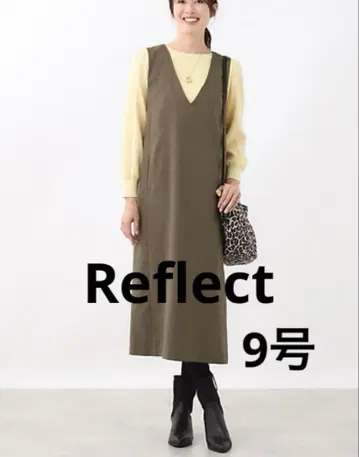 Reflect 리플렉트 스웨이드 라이크 점퍼 스커트 9호 M