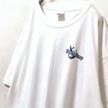 길단 앵커즈맵 로고 티셔츠 화이트 XL 구제 의류