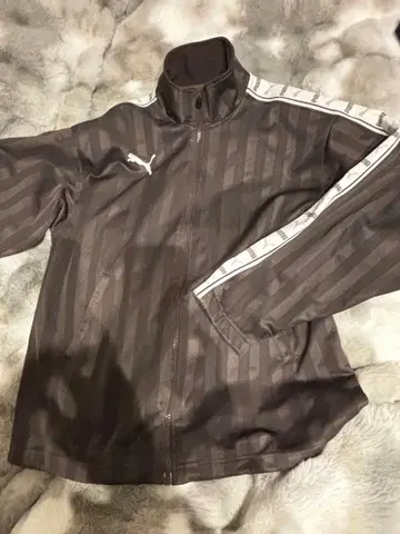 PUMA 스트라이프 저지 블랙