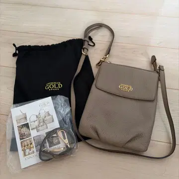 COCOCELUX GOLD 그레이 숄더백