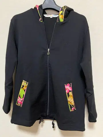 LEONARD SPORT 후드 부착 후드티 M 블랙