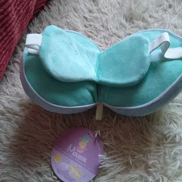 마카롱형 쿠션 민트 그린