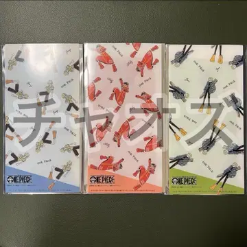 원피스 스타 슬림 클리어 파일 컬렉션 루피 조로 상디