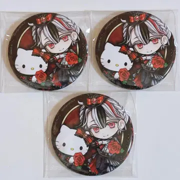 악마 집사와 검은 고양이 산리오 미니 캐릭터 캔뱃지 세트 벨리안