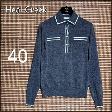 새상품급 [Heal Creek (힐 크릭) 라인 긴팔 니트 폴로 40