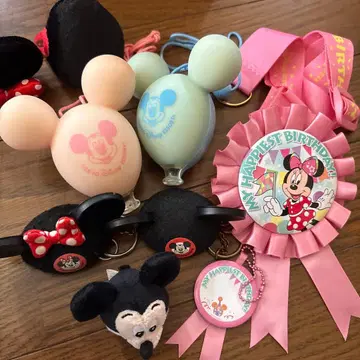 디즈니 리조트 이어햇 키체인 미키 미니