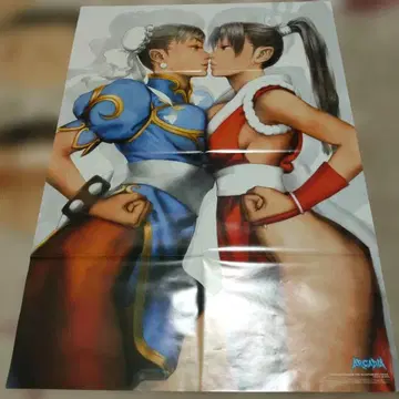 춘리 & 키리시마 키스신 포스터