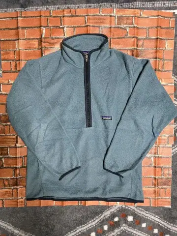 Patagonia 그레이 하프 지퍼 플리스 자켓