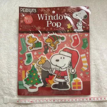 [새상품] 스누피 크리스마스 윈도우 팝