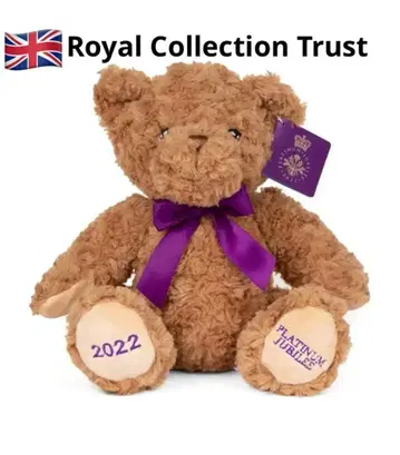엘리자베스 여왕 즉위 70주년 기념 2022년 테디베어 영국 왕실 공식