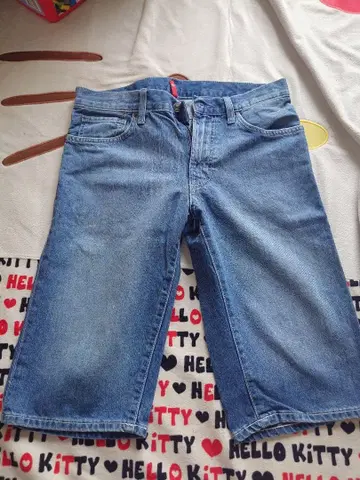 빈티지 라이트 블루 데님 숏팬츠