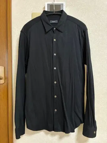 Theory 블랙 긴팔 셔츠