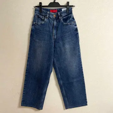 새상품급 REDCARD JAPANDENIM 와이드 데님 커브 팬츠