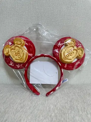 디즈니랜드 머리띠 미키 와플