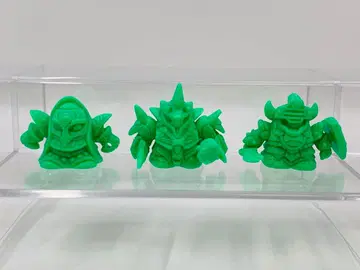 건담 지우개 외전 적 캐릭터 3체 세트