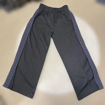 HARE 하레 크로셰 라인 와이드 트랙 팬츠 S 그레이