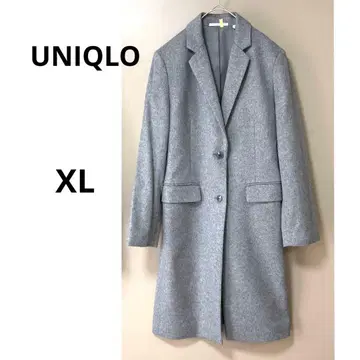 [ UNIQLO ] 유니클로 울 캐시미어 체스터 코트 그레이 (XL)
