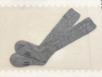 2족분 몽골제 야크 울 90% 수량 한정 롱 양말