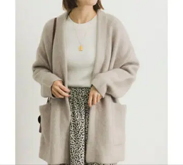 어반 리서치 더블 페이스 가운 가디건 가디건