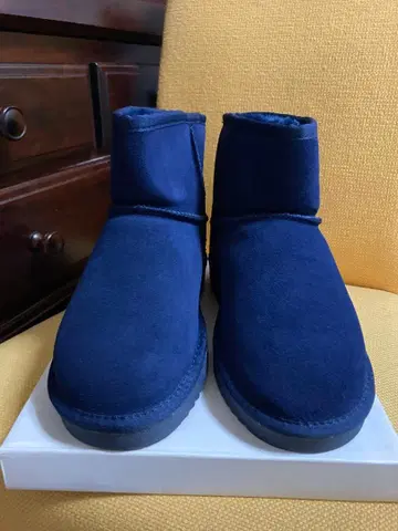 Yosuke 네이비 어그 부츠