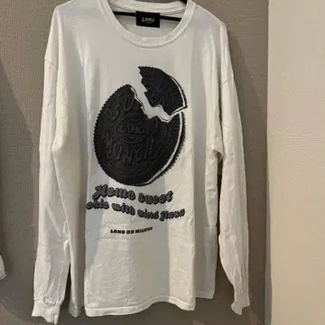 Land 오레오그래픽 긴팔 티셔츠