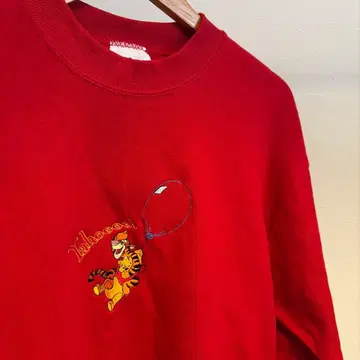 JERZEES Disney 디즈니 푸우 자수 맨투맨 트레이닝복