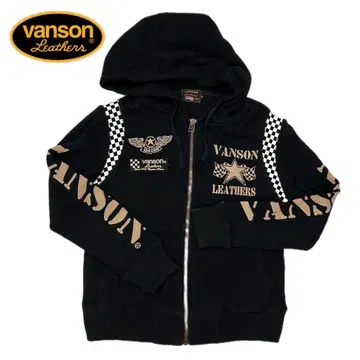 VANSON 아이렛 서멀 집업 후드티