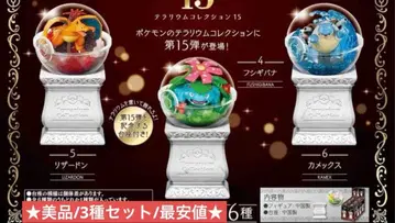 포켓몬스터 테라리움 컬렉션 15 이상해꽃 리자몽 거북왕