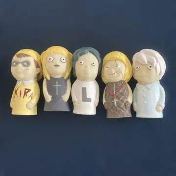 데스노트 애니메이션 캐릭터 피규어 5개 세트 손가락 인형