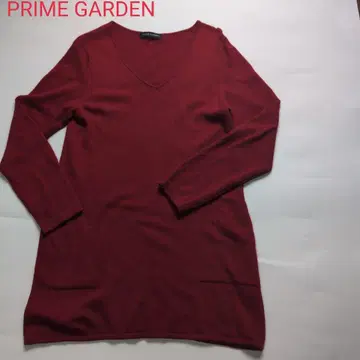PRIME GARDEN 롱 니트 튜닉 캐시미어 100%