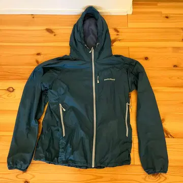 몽벨 라이트쉘 후드티 L 다크 그린