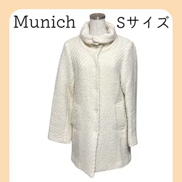 munich 코트 화이트 뮤닉 울
