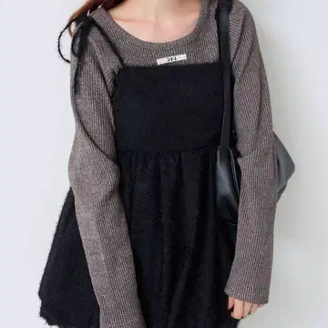 [이번 시즌] Kastane 니트 택 롱 TEE 미스틱