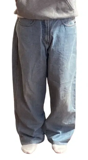 guess 배기진 데님 w30 라이트 블루