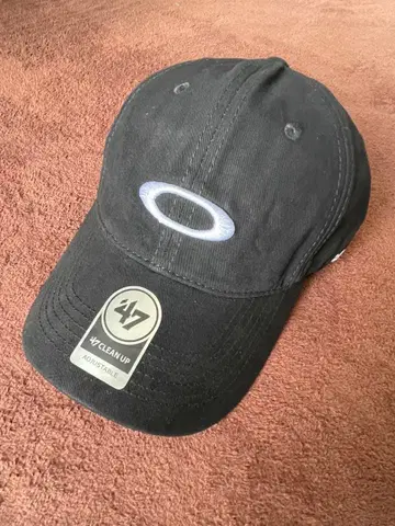 오클리 캡 [블랙] 남녀 공용 프리 사이즈 모자