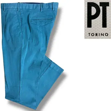 J6260 새상품 PT torino 스트레치 코튼 원플리츠 팬츠 48