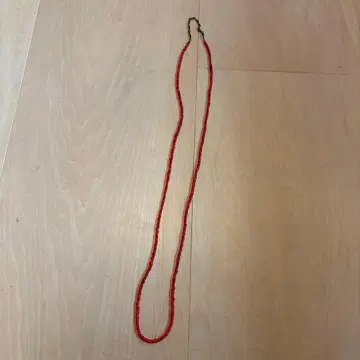 비즈 롱 목걸이