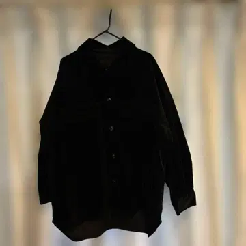 블랙 코듀로이 아우터