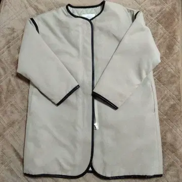 레이 캐신 노카라 코트 베이지