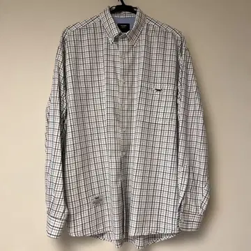 BEAMS HEART PENNEY'S/FOX 체크 무늬 긴팔 셔츠 M