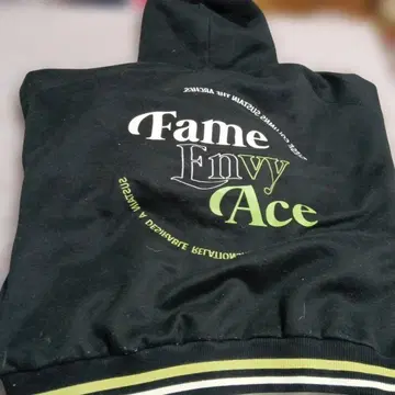 Fame Envy Ace 집업 후드티 프리 사이즈 블랙